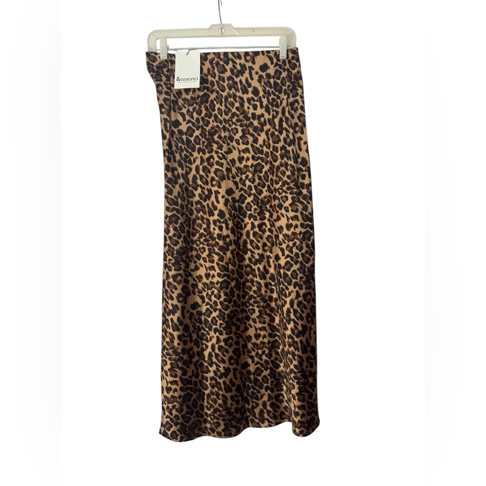 &mercy Leopard Print Long Skirt